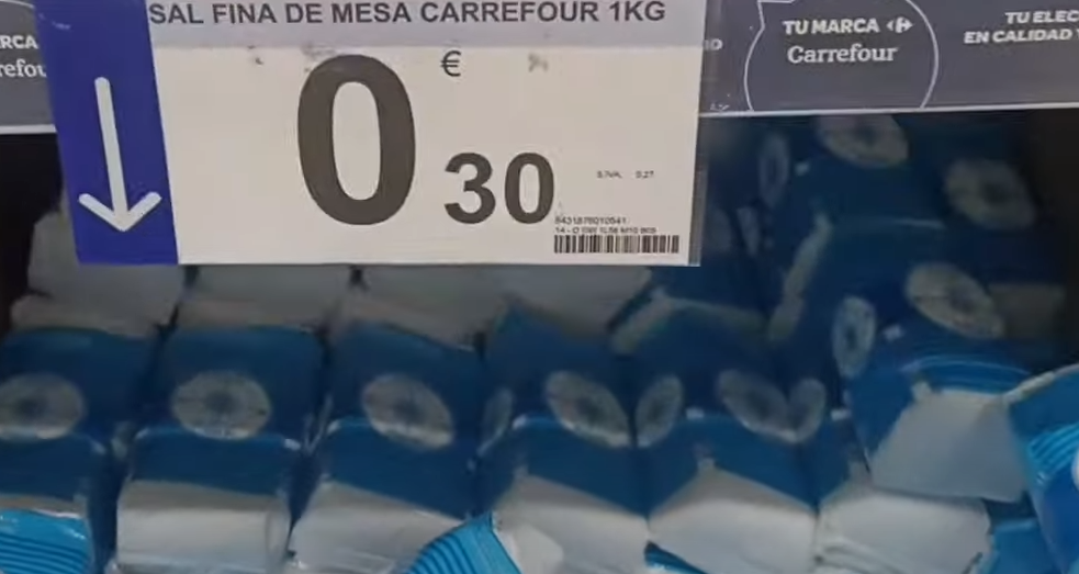 سعر الملح في اسبانيا