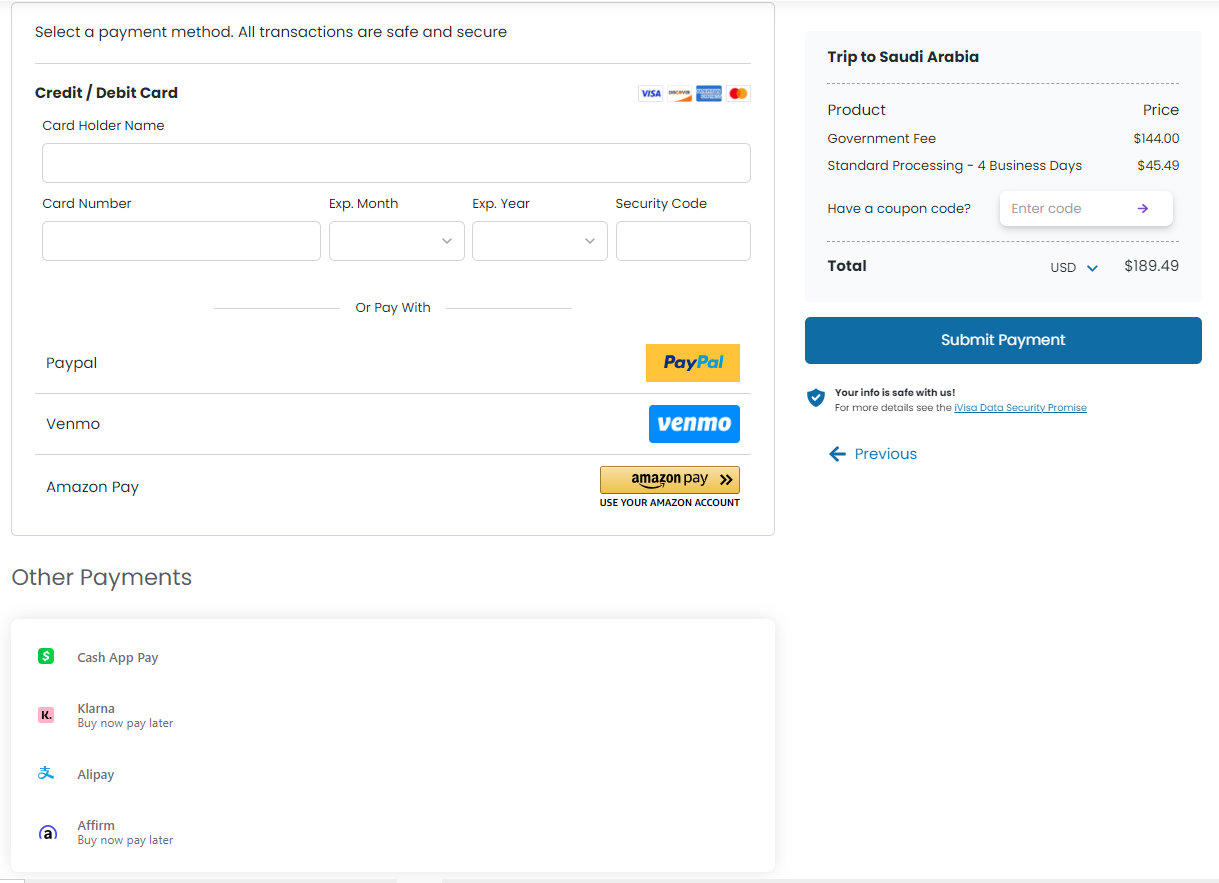 خطوات الحصول على فيزا العمرة من البرتغال