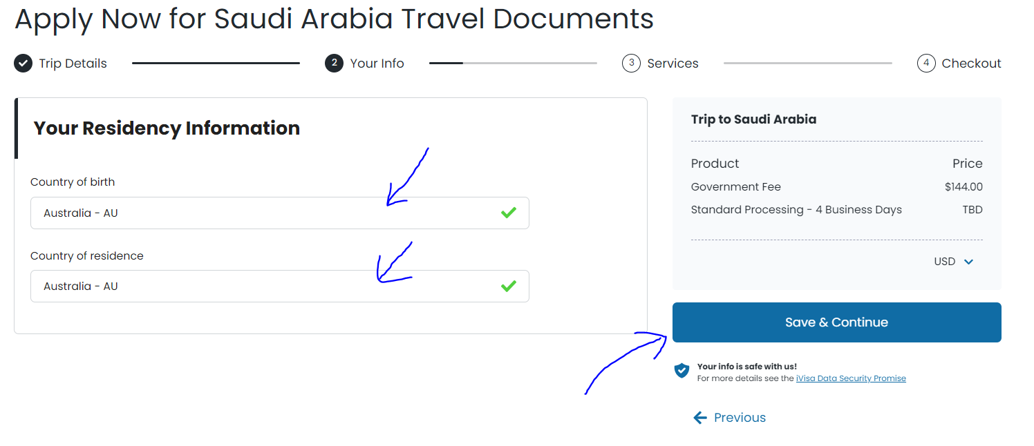 خطوات الحصول على فيزا العمرة من استراليا