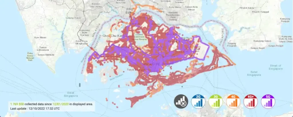 شريحة الاتصال والانترنت للسياحة في سنغافورة