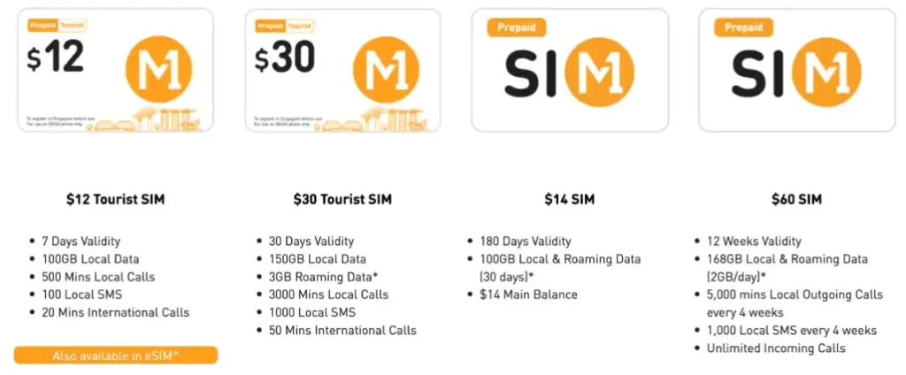شريحة الاتصال والانترنت للسياحة في سنغافورة