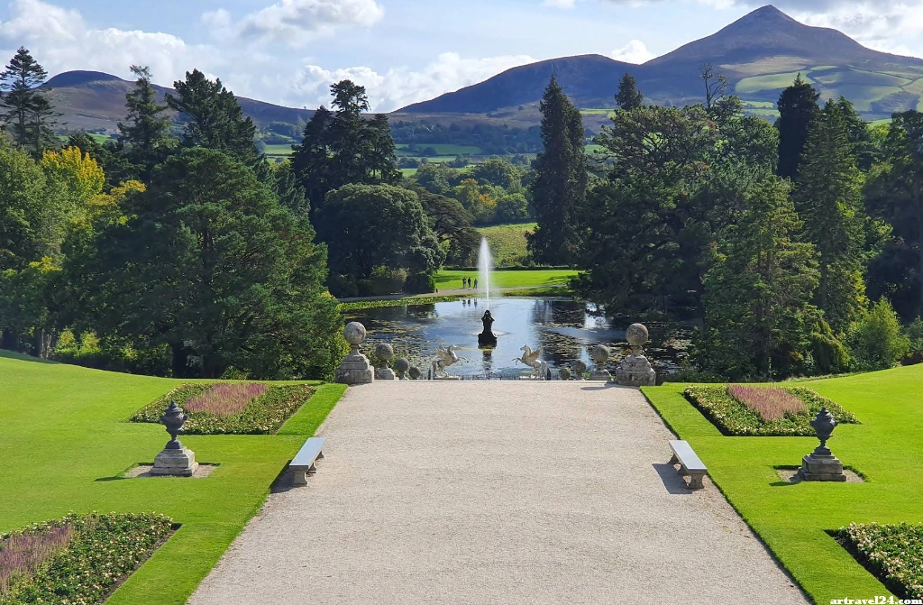 صورة ملتقطة لحديقة Powerscourt Gardens