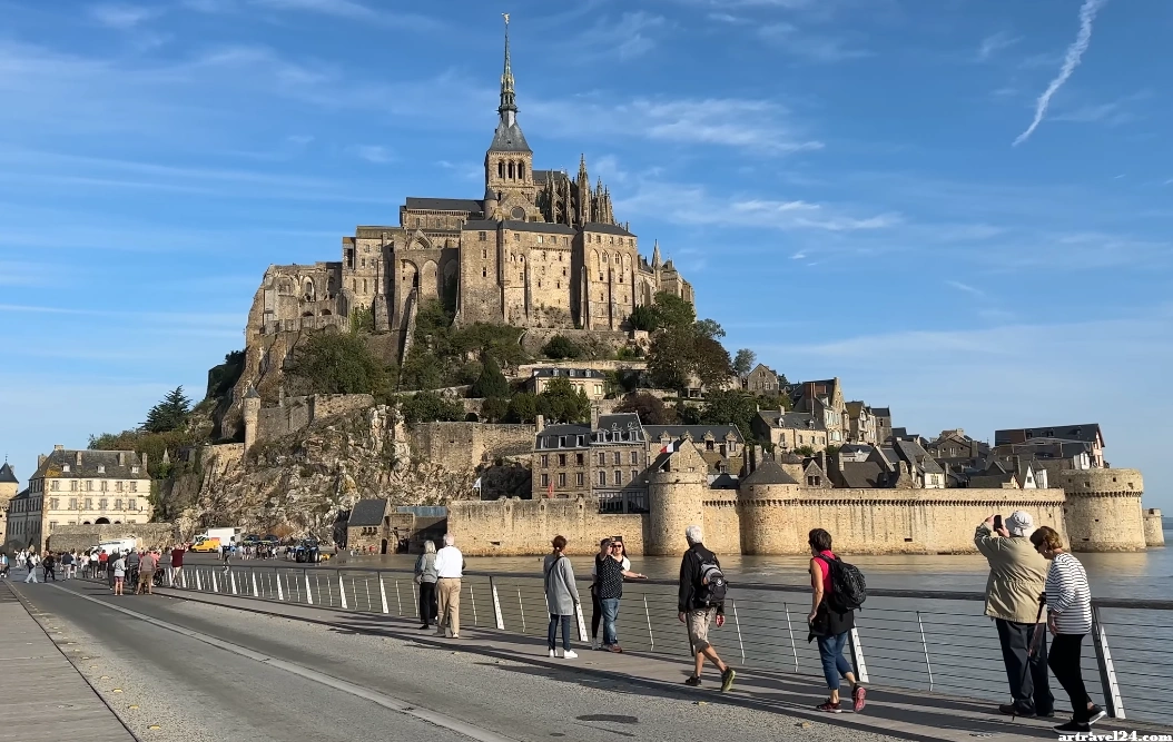 صورة لزيارتي ل مونت سانت ميشيل في فرنسا